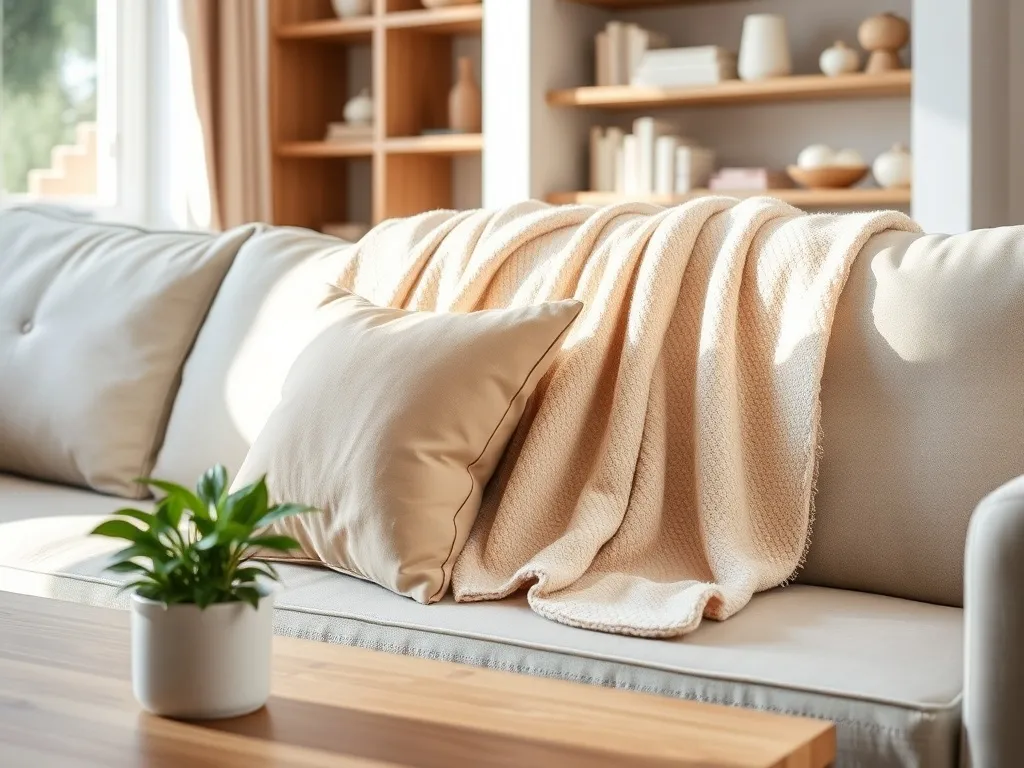 Beżowe dodatki do salonu: jak wprowadzić harmonię i styl?