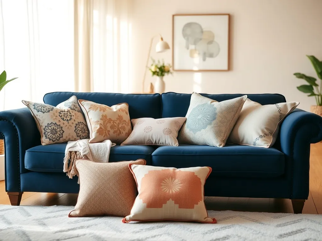Jakie poduszki do granatowej kanapy? Oto najlepsze propozycje!