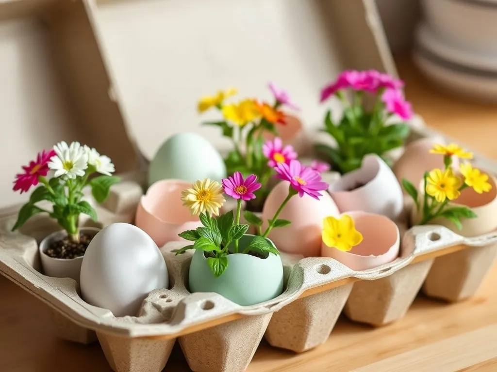 Skorupki jajek do kwiatów doniczkowych: jak je wykorzystać?