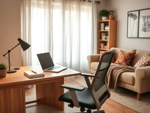 Jak wydzielić biuro w salonie? Praktyczne porady i inspiracje