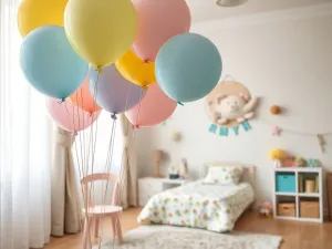 Balon do pokoju dziecka – jak zrobić piękną dekorację?