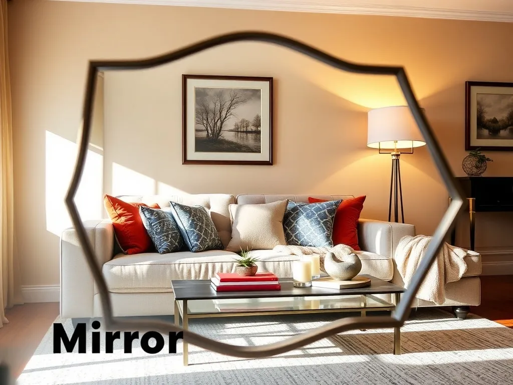 Gdzie powiesić lustro w salonie? Najlepsze miejsca i porady