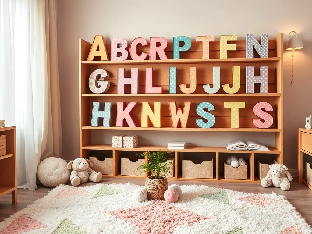 Literki imienne do pokoju dziecka – jak zrobić je samodzielnie?