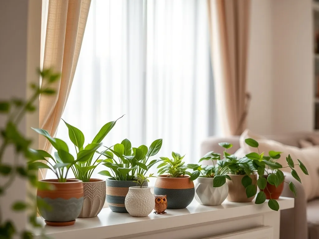 Co na parapet w salonie? Pomysły na dekoracje i rośliny